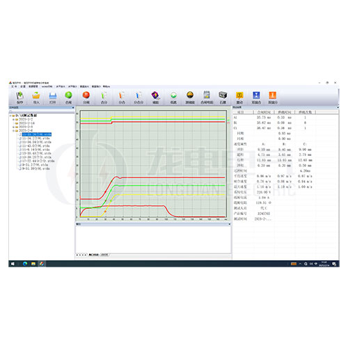 开关特性测试界面