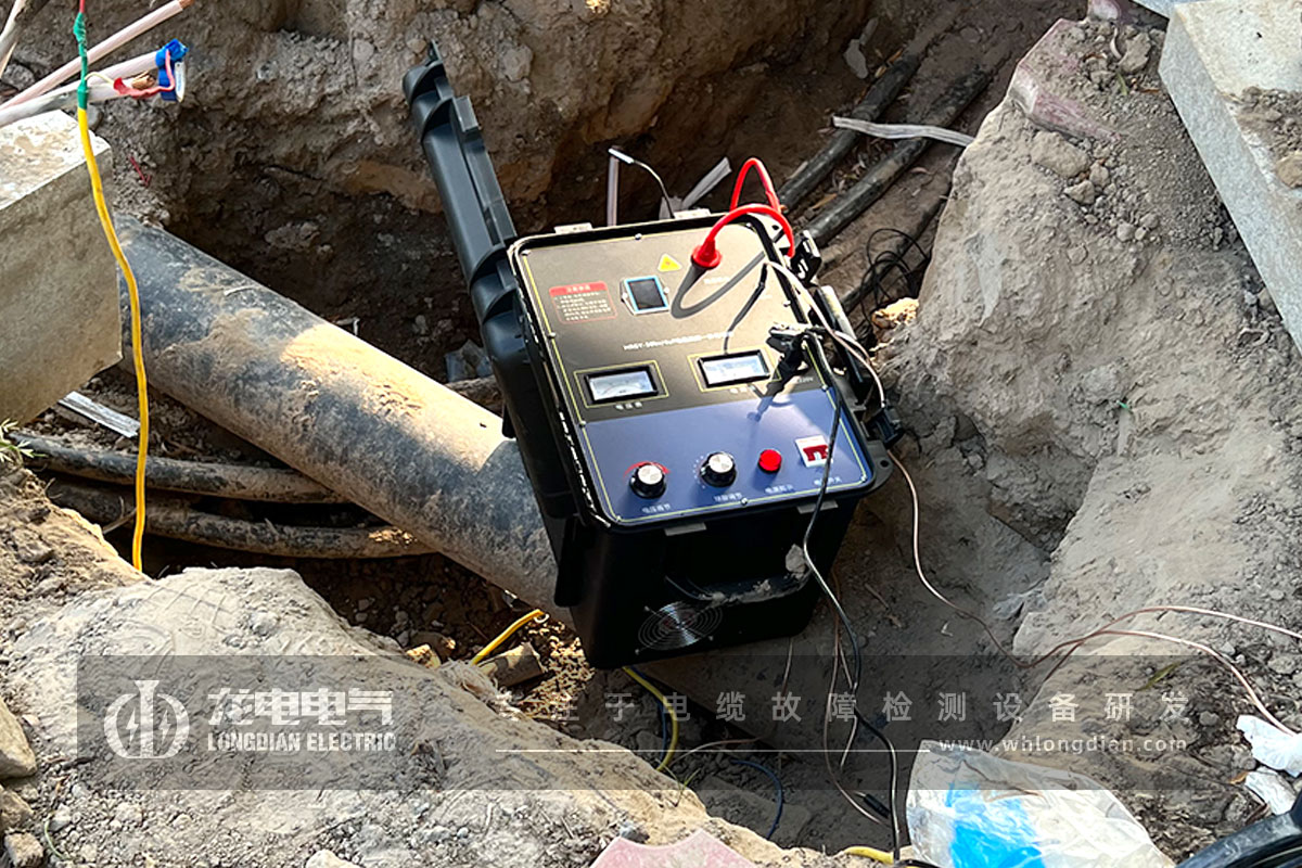 电缆故障检测现场