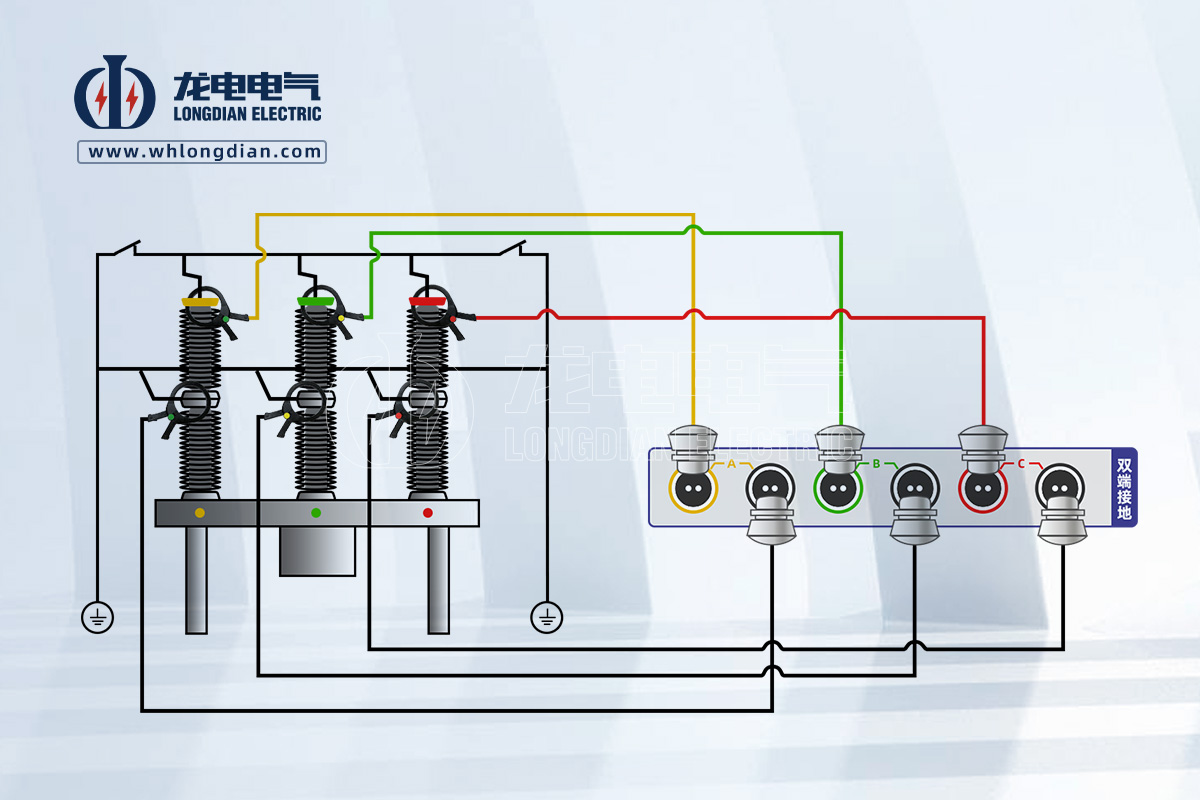 双端接地接线图 双端接地接线图